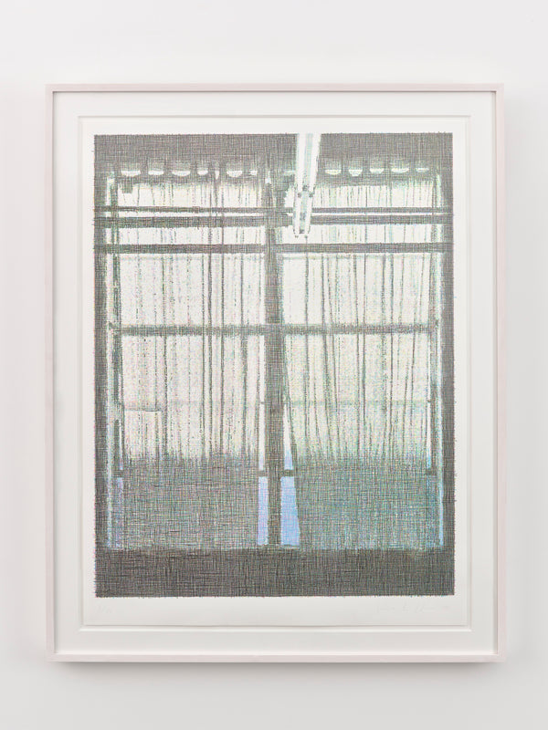 Asher Liftin, "Studio Window (4:51)", 2024, Silkscreen and Relief Print