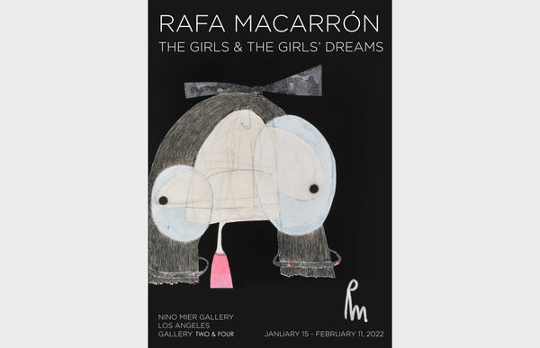 RAFA MACARRÓN - THE GIRLS & THE GIRLS' DREAMS POSTER, SIGNED