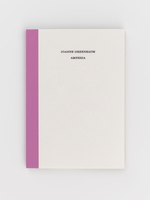 JOANNE GREENBAUM - AMNESIA
