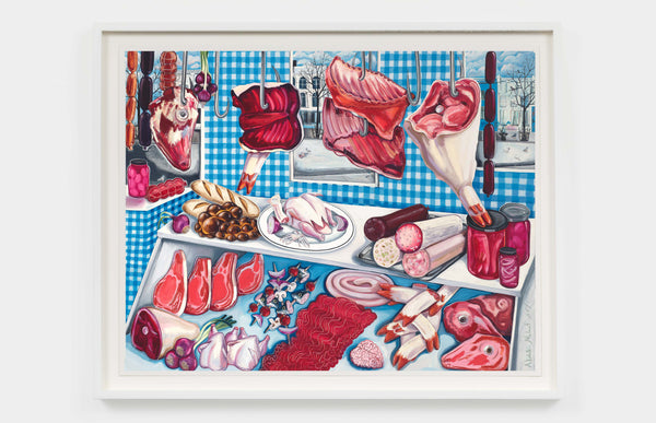 NIKKI MALOOF | THE MEAT STALL WITH SQUASHED PIGEON | EDITION OF 25