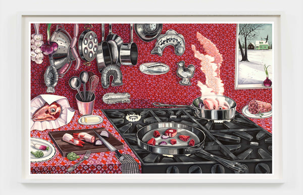 NIKKI MALOOF | THE RED INTERIOR (VIEW FROM MY STUDIO) | EDITION OF 25